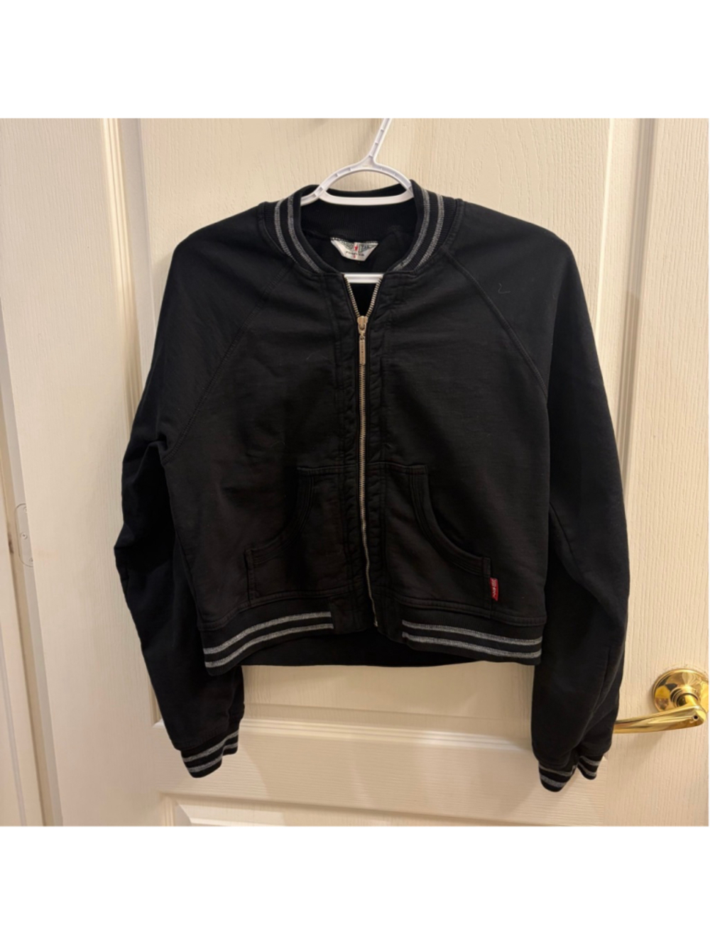 Hard Tail Forever y2k style made in USA bomber jacket size S